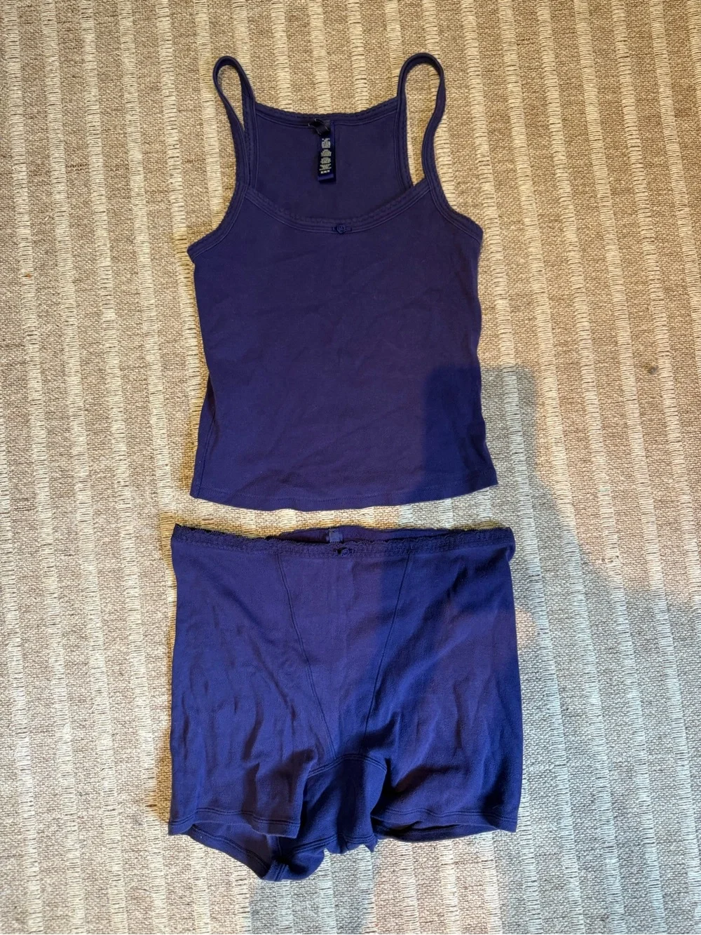 Skims Ribbed Tank and Shorts Set
